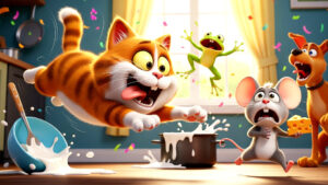 "The Cat Goes Meow-Meow" Kids' Poem: A Lovely Blend of Rhythm, Learning, and Smiles in the World of Children