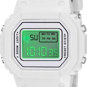 Divya Sur Explosion Couple Waterproof Electronic Waterproof Smart Watch (White)-For Boys & Girls