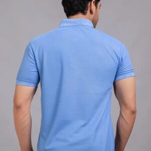 Divya Sur MENS SOLID POLO T – SHIRT (Blue)