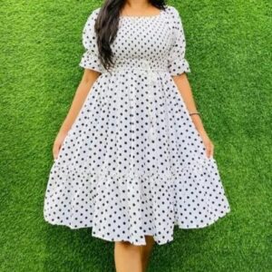 Divya Sur Stylish Polka Summer Kurti