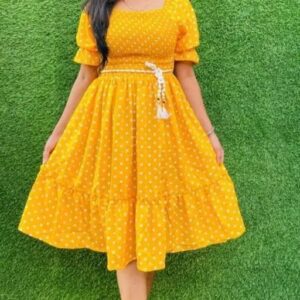 Divya Sur Stylish Polka Summer Kurti