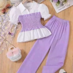Divya Sur Trendy Stylish Designer Fashionable 2 pcs top & bottom set for girls