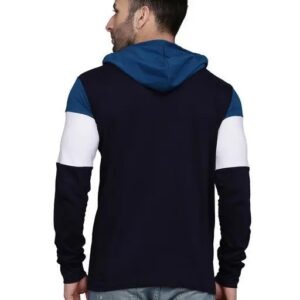 Divya Sur Printed Full Sleeve Hood Mens Tshirt