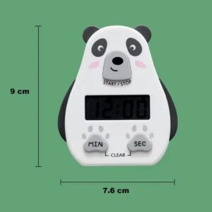 Divya Sur Digital Kitchen Cooking Timer with Loud Alarm, Large, Timer with Magnetic Backing, LCD Display and Retractable Stand, Timing Alarm Clock for Cooking (Sky Blue, Timer)