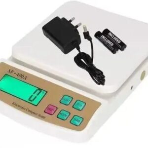 Divya Sur Digital 10kg x 1g Kitchen Scale Balance Multi-Purpose Weight Measuring Machine with Adapter(Charger) Weighing Scale