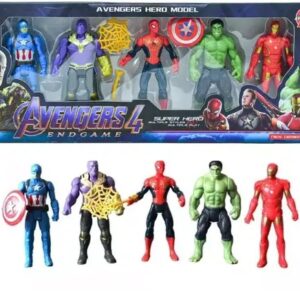 Divya Sur Toys Avenger Action Figure superheroes set of 5 in Super hero Action and Toy Figures