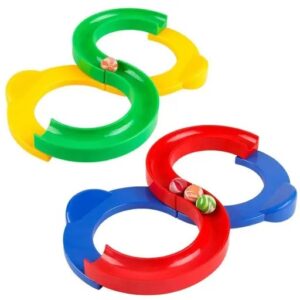 Divya Sur 8 Shape Infinity Loop Interaction Creative Track 2 Bouncing Ball Toys for Kids