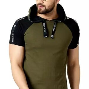 Divya Sur Mens Hooded Tshirt