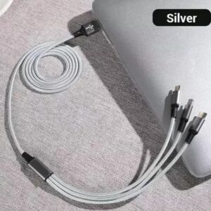 Divya Sur Multi Pin Mobile Data Cable, Latest 3 in 1 Cable Fast