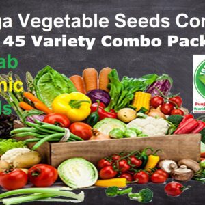 Divya Sur 45 Variety of Vegetable Seeds with Instruction Manual