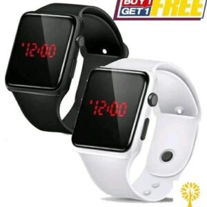 Divya Sur BUY 1 GET 1 FREE Stylist Digital Watch for Men, Women And Kids (Pack of 2)