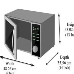 Divya Sur Microwave Cover For Top with Handle cover