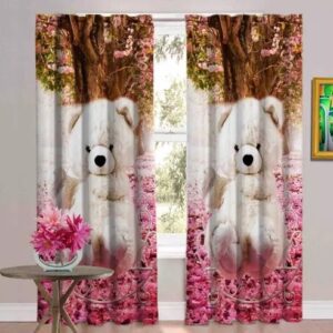 Divya Sur Poly Cotton Printed Curtain (Pack Of 1)