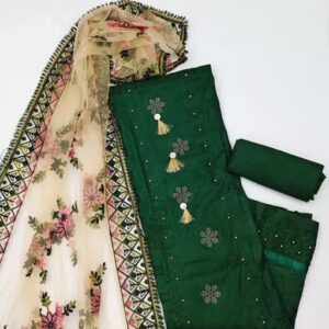 Divya Sur pretty salwar suits & dress materials | Chitrarekha Drishya Salwar Suits & Dress Materials – cotton with embroidery work Fabrics Dress Material Suit For Women dresses & Girl For All Occasion