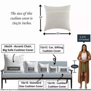 Divya Sur Smart Seller Fancy Cushion Cover Size 16X16