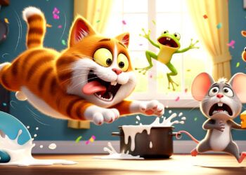 "The Cat Goes Meow-Meow" Kids' Poem: A Lovely Blend of Rhythm, Learning, and Smiles in the World of Children